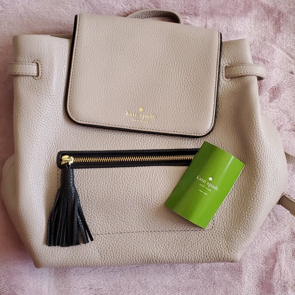 Kate Spade nude backpack